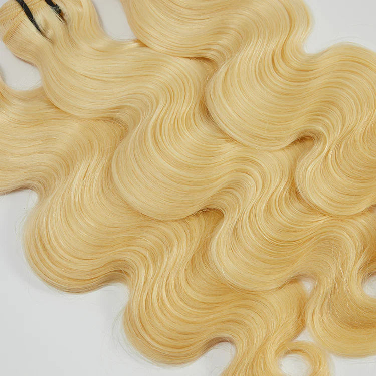 Raw Russian blonde Body wave